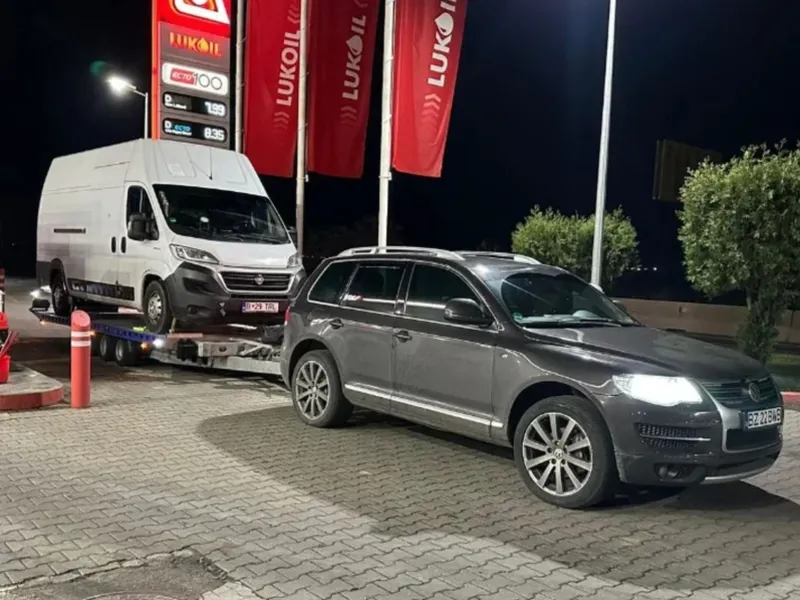 Tractari auto Buzau - interventie platforma