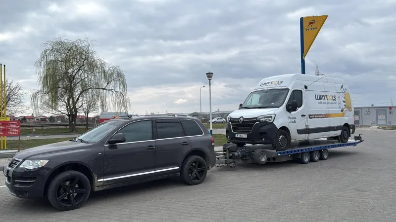 Tractari auto Buzau - interventie platforma